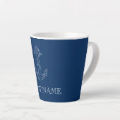 Nautic Spirit Anchor Navy Blue Milchtasse (Rechte Ecke)