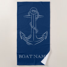 Nautic Spirit Anchor Navy Blue