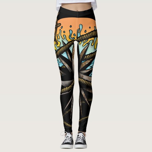 Nautic Splash Leggings (Vorderseite)