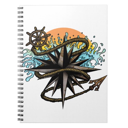 Nautic Splash Notizblock (Vorderseite)