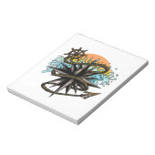 Nautic Splash Notizblock (Rotiert)