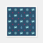 Nautic Star Pattern Serviette (Vorderseite)