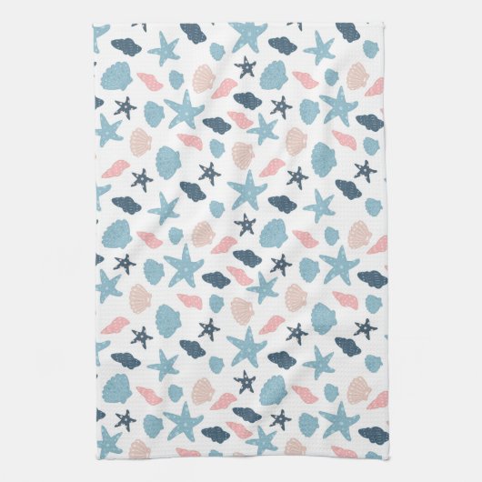 Nautic Starfish Geschirrtuch (Vertikal)