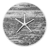 Nautic Starfish Weathered Wood Grau & White Keramikknauf (Vorderseite)