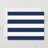 Nautic Style Anchor Empfang Einladung (Rückseite)