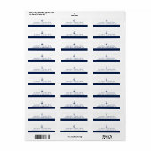 Nautic Style Anchor | RÜCKSENDEADRESSE (Vorne)