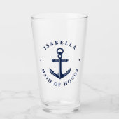 Nautic Style Anchor | TRAUZEUGIN Glas (Vorderseite)