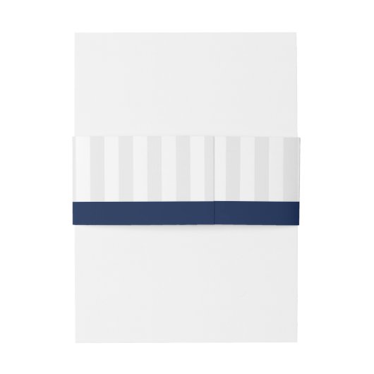 Nautic Style Wedding Custom Monogram Einladungsbanderole (Rückseitenbeispiel)