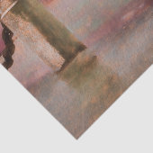 Nautic Summer Beach Front Pink Brown Wasserfarbe Seidenpapier (Detail)