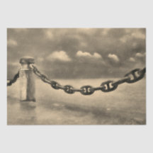 Nautic Summer Beach Front Sepia Brown Wasserfarbe