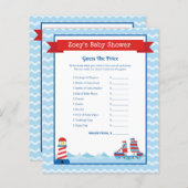 Nautic Theme Baby Showspiel (Vorne/Hinten)