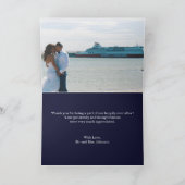 Nautic Theme Dankeschön Karten | Hochzeiten (Innenseite)