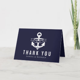 Nautic Theme Dankeschön Karten | Hochzeiten