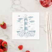 Nautic Theme Paper Napkin Serviette (Beispiel)