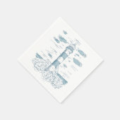 Nautic Theme Paper Napkin Serviette (Ecke)
