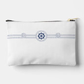 Nautic Theme Wedding Bridesmaid Kosmetische Tasche (Rückseite)