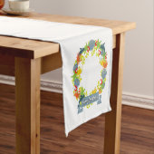 Nautic Theme Weihnachts-Wraath-Tischläufer Kurzer Tischläufer (Beispiel)