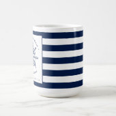 Nautic Themed Sailboat Captain Kaffeetasse (Mittel)