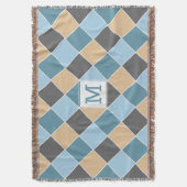 Nautic Tiles Custom Monogram Wire Decke (Vorderseite Vertikal)