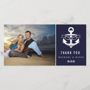 Nautic Vielen Dank   Fotokarte Dankeskarte