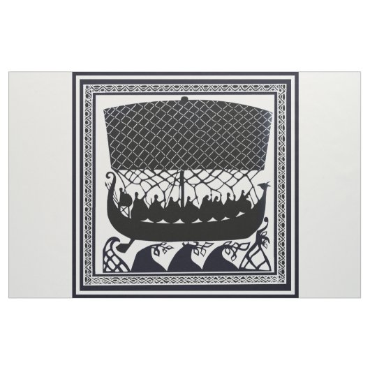 Nautic Viking Designer Fabric Stoff (Yard (91,4 cm))