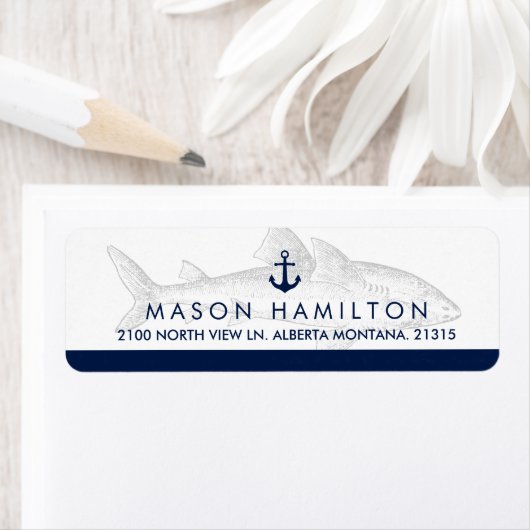 Nautic Vintag Great White | RÜCKSENDEADRESSE (Insitu)