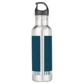 Nautic Voyager Best Sailor Dark Blue Edelstahlflasche (Rückseite)