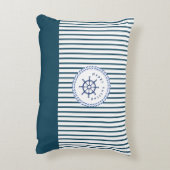 Nautic Voyager Best Sailor White Dekokissen (Rückseite(Vertikal))