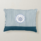 Nautic Voyager Best Sailor White Dekokissen (Rückseite)