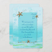 Nautic Wedding Invite Einladung (Vorne/Hinten)