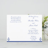 Nautic Wedemony Program Flyer (Stehend Vorderseite)