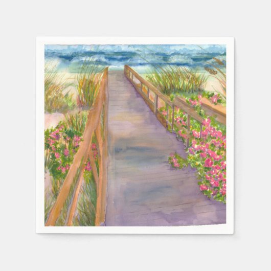 Nautic - Weg zum Cocktail Napkin Serviette (Vorderseite)