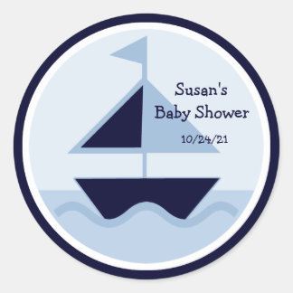 Nautic/William/Sailboat/Stickers/Cupcake Topper Runder Aufkleber