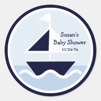 Nautic/William/Sailboat/Stickers/Cupcake Topper Runder Aufkleber