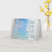 Nautic Window Beileid Karte (Gelbe Blume)