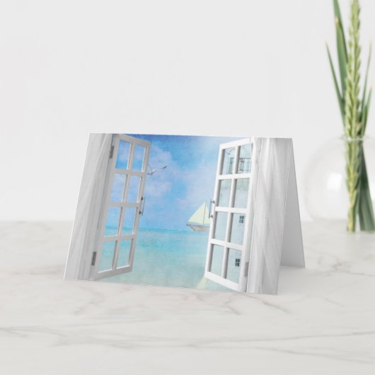 Nautic Window Beileid Karte (Vorderseite)