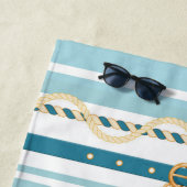 Nautica Anchor and Stripes Beach Handtuch (Beispiel)