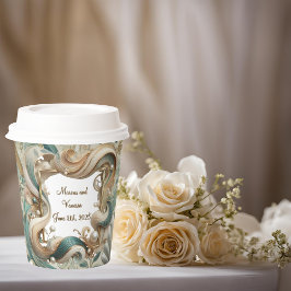 Nautica Pearl Coast Elegance Paper Cup mit Lid Pappbecher