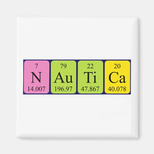 Nautica Periodenmagnet Magnet (Vorne)