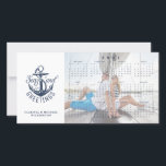 Nautical 2021 Calendar SEAS AND GREETINGS Feiertagskarte<br><div class="desc">KONTAKTIEREN SIE DEN DESIGNER FÜR DEN AKTUELLEN KALENDER DES JAHRES. Nautical themed Urlaub Gruß Foto und 2021 Kalenderkarte mit SEAS AND GREETINGS in modernen Typografie rund um einen marineblau Anker. FOTO TIPP: Wählen Sie für schnellste/beste Ergebnisse ein Foto mit dem Thema oder wichtigen Elementen in der Mitte aus und/oder schneiden...</div>