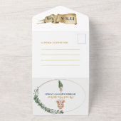 Nautical Adventure Baby Dusche All In One Einladung (Außenbereich)