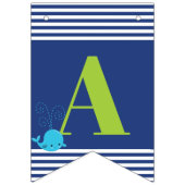 Nautical Adventure erwartet Baby Shower Niedlich W Wimpelkette (Erste Fahne)