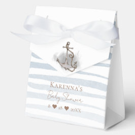 Nautical Adventure White Baby Dusche Geschenkschachtel