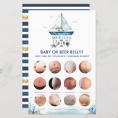 Nautical Ahoy Es ist ein Junge, was in deinem Hand (Vorne/Hinten)