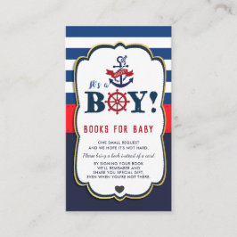 Nautical Ahoy Es ist eine Baby-Dusche bringen ein  Begleitkarte