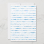 Nautical Ahoy Es ist eine Baby-Dusche Einladung (Rückseite)