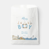 Nautical Ahoy Es ist eine Baby-Dusche Geschenktütchen (Vorderseite)