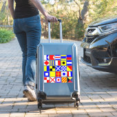 Nautical Alphabet Segelflagge Auto Decks Aufkleber (Koffer Insitu)