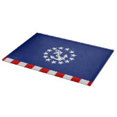 Nautical American Yacht Flag Decor Schneidebrett (Ecke)