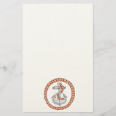 Nautical Anchor 1 Stationery Briefpapier (Vorderseite)